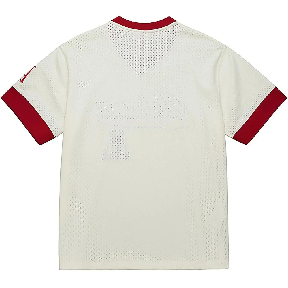 Mitchell & Ness Men's Medium Alabama Crimson Tide Vintage Logo Baseball Jersey - Picture 2 of 7